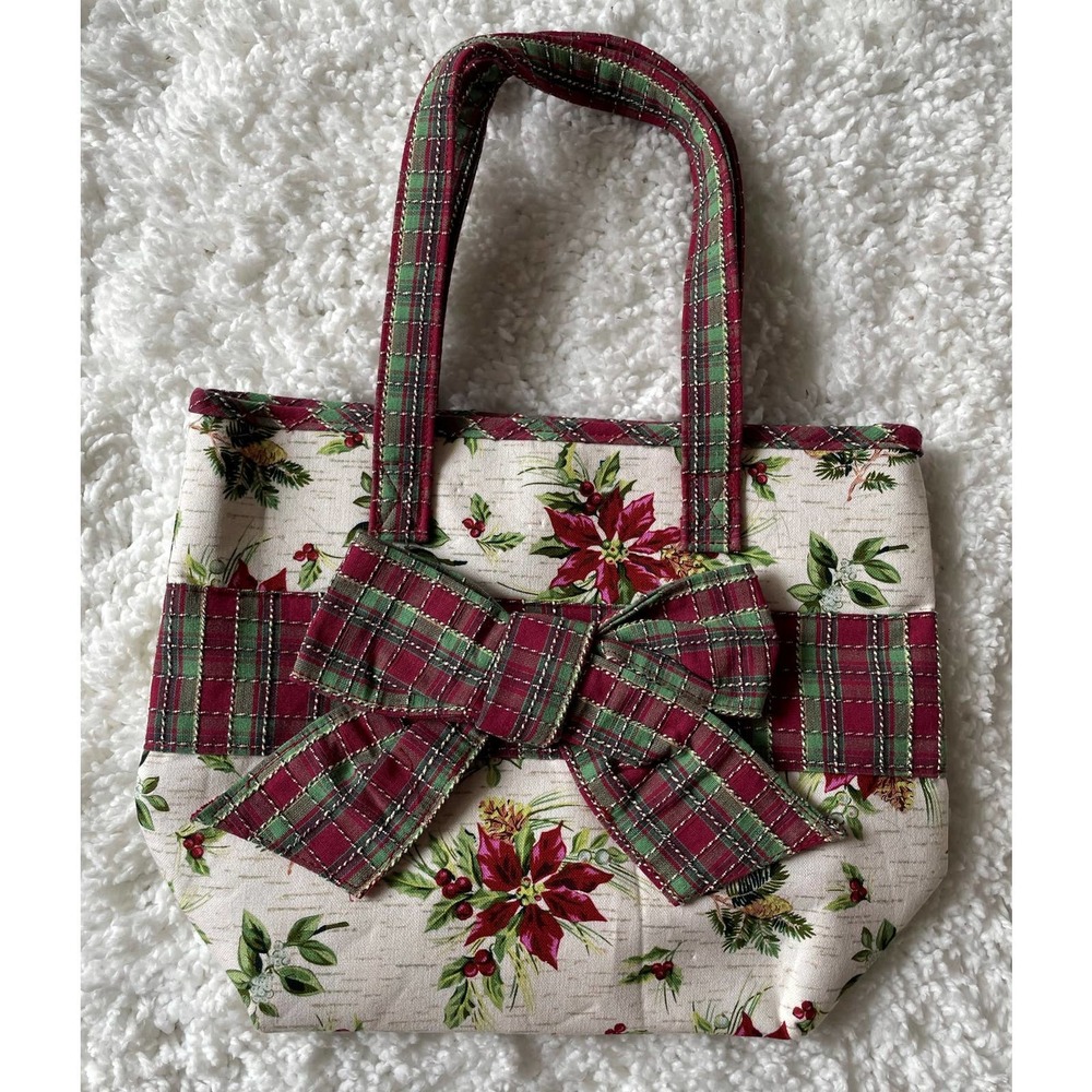 Longaberger Vintage Christmas Purse EUC